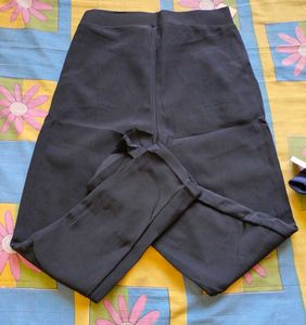 Stylish Navy Blue and black pents - Set of 2