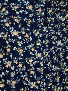 Chic Floral Print Short Sleeve Top