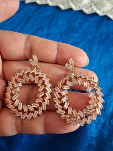 Sparkling Hoop Earrings