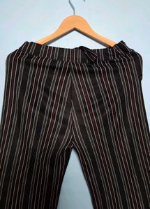 Striped Wide Leg Trousers