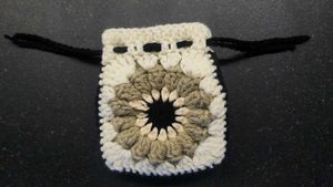 Handmade Crochet Pouch Bag