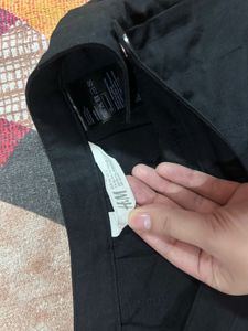 Black Pleated Mini Skirt