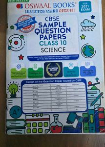 CBSE Class 10 Science Sample Papers for 2021 Exam