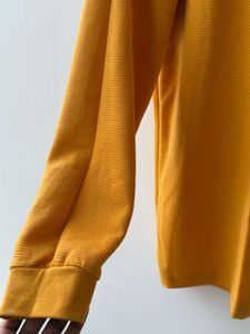 Zara Mustard Long Sleeve Tee