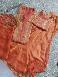 Elegant A-line shrug blouse sharara with du