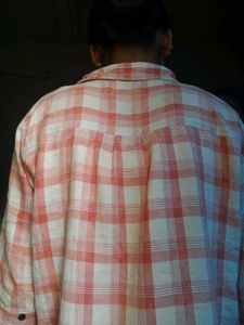 Checked Embroidered Casual Shirt