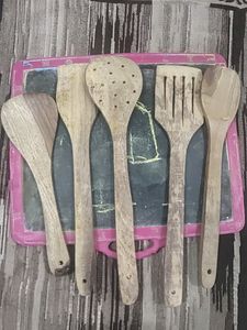 Wooden Kitchen Utensil Set