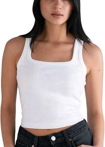 SALE🚨Ribbed White Tank Top