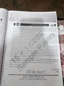 Class 10th English Sample Paper