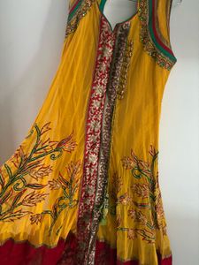 Vibrant Yellow Embroidered Kurta Set