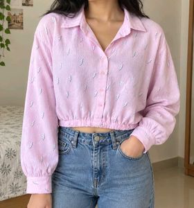 baby pink shirt