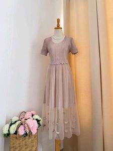 Pleated Midi Dress - Chic &amp; Elegant