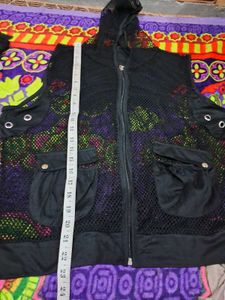 Sleeveless Black Vest