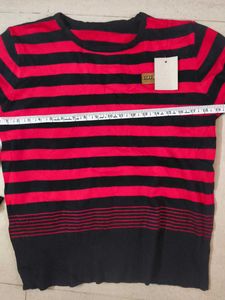 Made in China Striped Knit Pullover