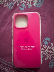 iPhone 15 Pro Max Silicone Case - Pink