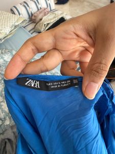 Zara blue dress BRAND NEW