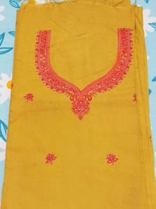 unstitched embroidery full suit piece