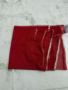 Elegant Red Ethnic Gown with duppta