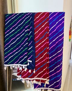Leheriya Dupattas/ scraf- SET of 3