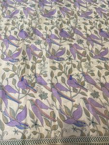 Dupatta with Bird Print
