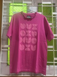 Pink Graphic Print T-Shirt
