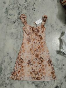 Floral Print Mini Dress