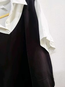 Chic Two-Tone Layered Top