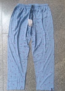 Cupid Womens Plus Size Printed Cotton Lounge Pants