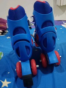 Blue Roller Skates