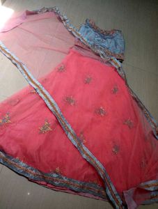 Designer Lehange Seta | Worn Once | Single &amp; Combo