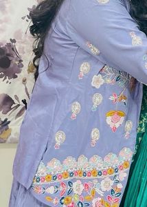 Lavish Embroidered Kurta Set with Palazzo