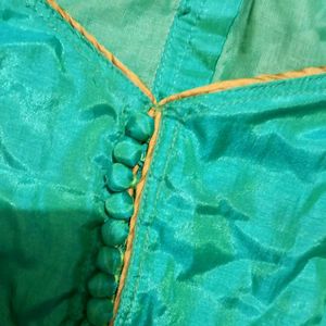 🦚Elegant Teal Saree🦚