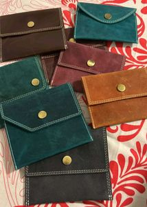 Handcrafted Leather Snap Wallet