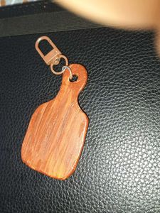 Wooden Cutting Board Keychain