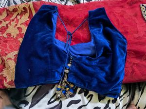 Elegant Red Embroidered Saree