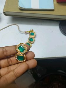 Emerald Green Necklace &amp; Earring Set