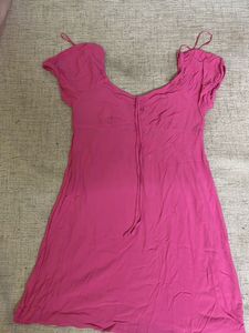 Pink Casual Mini Dress