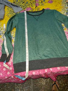 Green Long Sleeve T-Shirt winter men or women