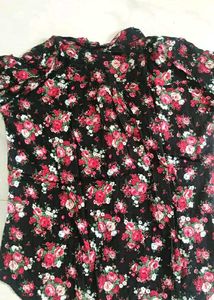 Floral Print Long Sleeve Shirt