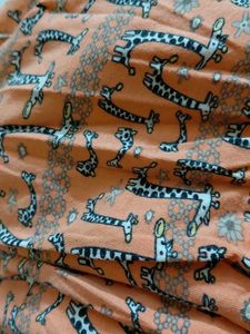 Orange Giraffe Print Palazzos