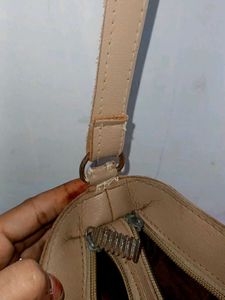 stylish original pu leather sling bag little flaws