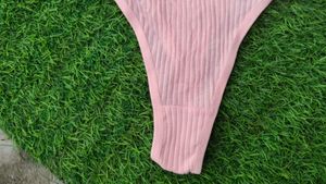 Cute Pink Thong Panty