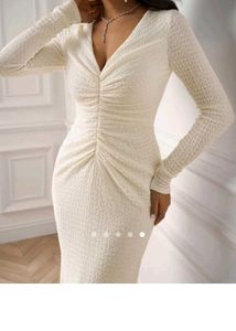 Savana Elegant White Maxi Dress