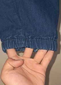 Dark Wash Cargo Jeans