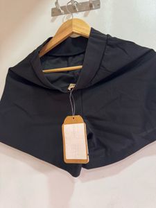 Chic Black Pleated Shorts
