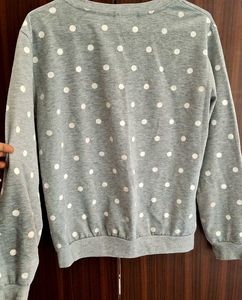 Cute Swan Polka Dot Sweatshirt