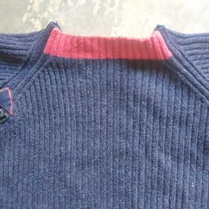 Navy Blue Sweater For Mens