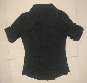 United Colors of Benetton Rare Classic Black Shirt