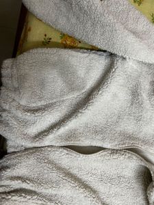 Cozy White Teddy Fleece Jacket