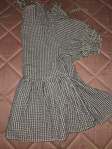 Gingham Ruffle Dress